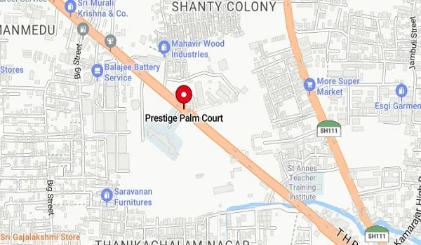 Prestige Palm Court Location Map
